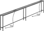 SUPERJARE 118.1 Inch Sofa Table by SUPERJARE