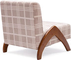 Oversized Accent Chair, upholstered armless mid Century Modern Living Room Chair - Image 9