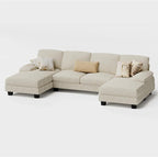 Furmax Sectional Couches for Living Room, U-Shaped Sofa Couch - Image 8
