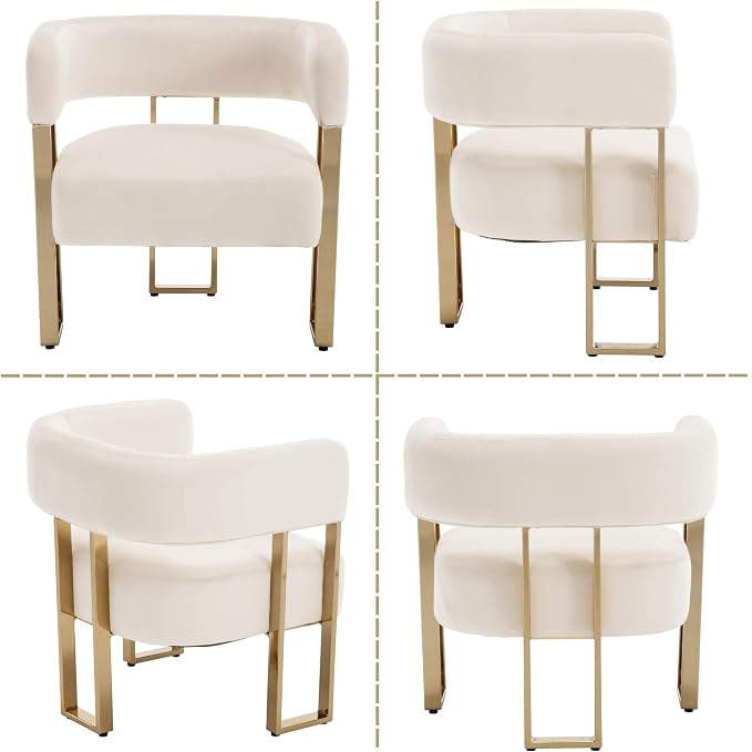 Barrel Accent Chair, Living Room Side Chair - Image 9