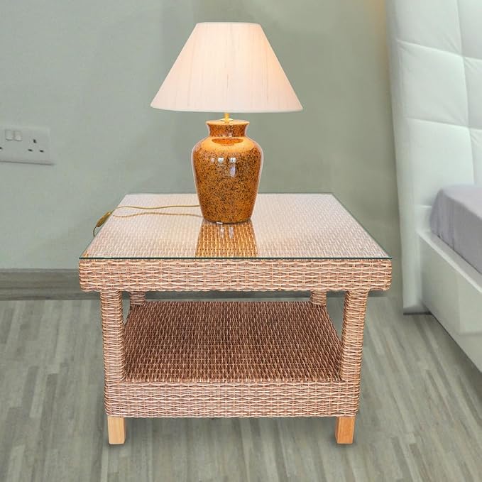 Dulles Glass 16 inch Square Glass Table Top - Image 2