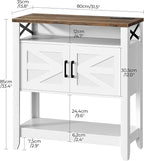 CHOEZON Console Table, Farmhouse Sofa Table - Image 2