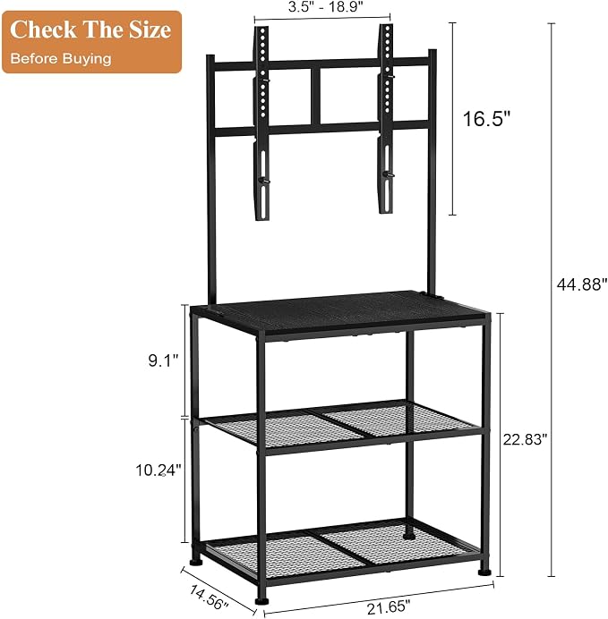 23 Inch to 50 Inch Floor Small Corner TV Stand - Image 2