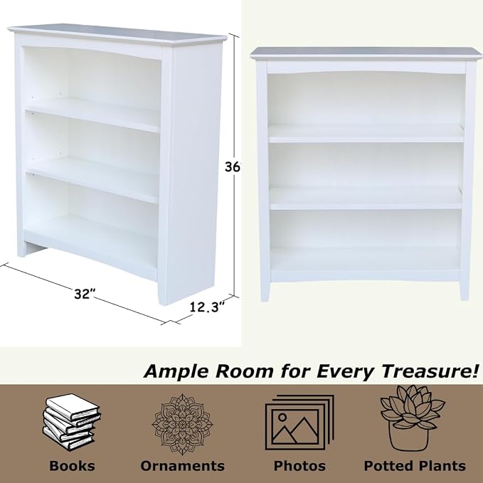 Shaker Solid Wood Bookcase - Image 2