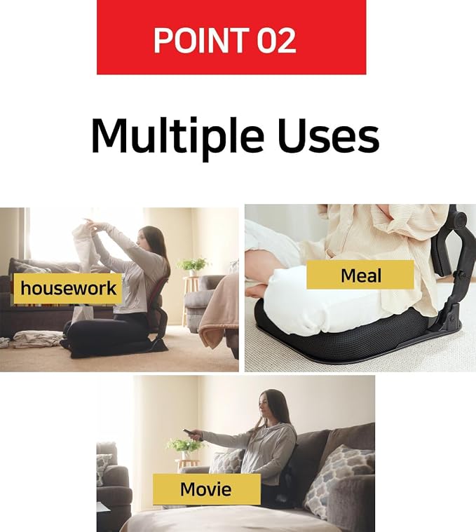 Patented Floor Chair with Back Support - Image 5