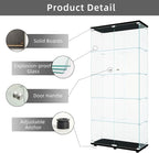 LFT HUIMEI2Y Glass Display Cabinet 5-Shelf - Image 5