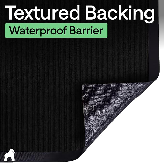 GORILLA GRIP Waterproof Traffic Guard Door Mat, 2 Pack, Indoor Outdoor Heavy - Image 6
