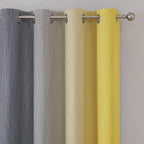 Grey and Yellow Ombre Blackout Curtains - Image 4