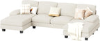 JUMMICO Sectional Couches for Living Room, U Shaped Couch - Image 7