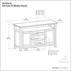 SIMPLIHOME Amherst TV Stand - Image 15