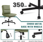 LUCKWIND Armless Office Desk Chair - Image 6