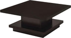 Modern Square Coffee Table 36 in, Wood Living Room Center Table - Image 3