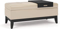 SIMPLIHOME Oregon Storage Ottoman Bench by SimpliHome