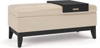SIMPLIHOME Oregon Storage Ottoman Bench by SimpliHome