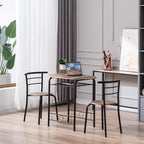 VINGLI 3 Piece Dining Set, Small Kitchen Table Set - Image 4