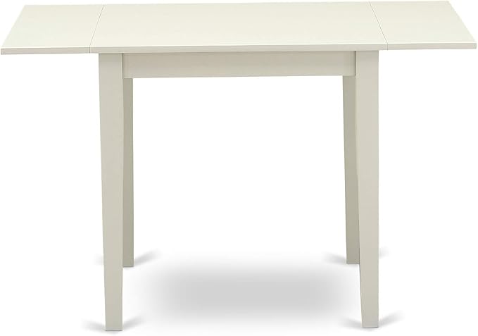 East West Furniture NDVA5-LWH-W 5 Piece Dining Table Set - Image 6