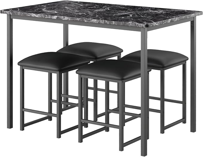 VECELO Kitchen Table and Chairs - Image 8