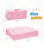 Elftopia Modular Kids Sofa, Toddler Couch Foam Armchair - Image 2
