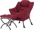 Tiita Lazy Chair with Ottoman, Comfy Leisure Sofa Armchair with Ottoman by TiitaHome