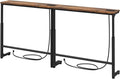 Kitstorack Behind Couch Table, Adjustable Height Narrow Console Table by Kitstorack
