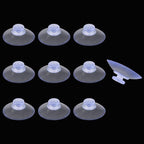 10 Pack Glass Table Suction Cups - 20mm Rubber Suckers - Image 2