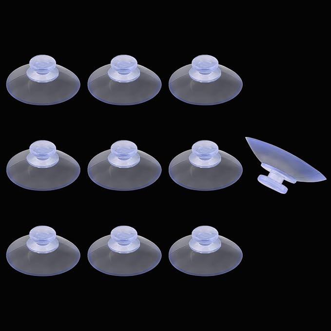 10 Pack Glass Table Suction Cups - 20mm Rubber Suckers - Image 2
