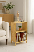 Bamboo Coffee Table Set of 2 – Modern End Tables - Image 5