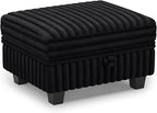 Belffin Corduroy Fabric Ottoman - Image 8