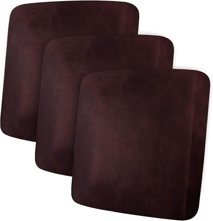 ANARACHON Leather Look Couch Cushion Covers Sofa Seat Slipcovers Sets Couches by ANARACHON