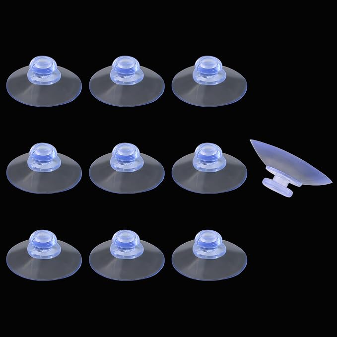 10 Pack Glass Table Suction Cups - 30mm Rubber Suckers - Image 2