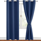 Blackout Curtains for Bedroom, 38 x 84 Inches Long, 2 Panels | Thermal - Image 8
