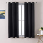 ChrisDowa Blackout Curtains for Bedroom and Living Room 54 Inches Long | 2 by ChrisDowa