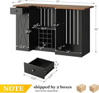 72" U-Shape Liquor Cabinet - Image 3