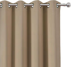 Natural Thermal Blackout Curtains/52 x 72 Inch/Set of 2 Panels Room Darkening - Image 5