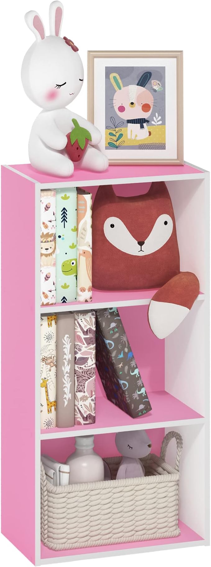 Furinno Luder 3-Tier Open Shelf Bookcase by Furinno-FitsYourSpaceFitsYourBudget