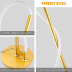 Modern LED Gold Floor Lamp, 3-Level Dimmable Flexible DIY Modeling Tall - Image 7
