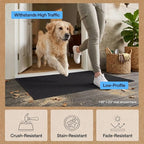 GORILLA GRIP® Ultra Absorbent Front Door Mat Outside Entrance, Traps Dirt and - Image 5