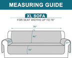 Turquoize 100% Waterproof Sofa Covers Couch Cover Sofa Cover - Image 5
