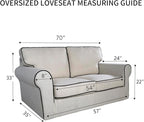 PureFit Oversized Loveseat Covers Couch Covers - Image 6