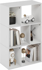 Furinno DALY Book Shelf, 6-Cube Bookshelf, Cube Storage Organizer Bookcase by Furinno-FitsYourSpaceFitsYourBudget