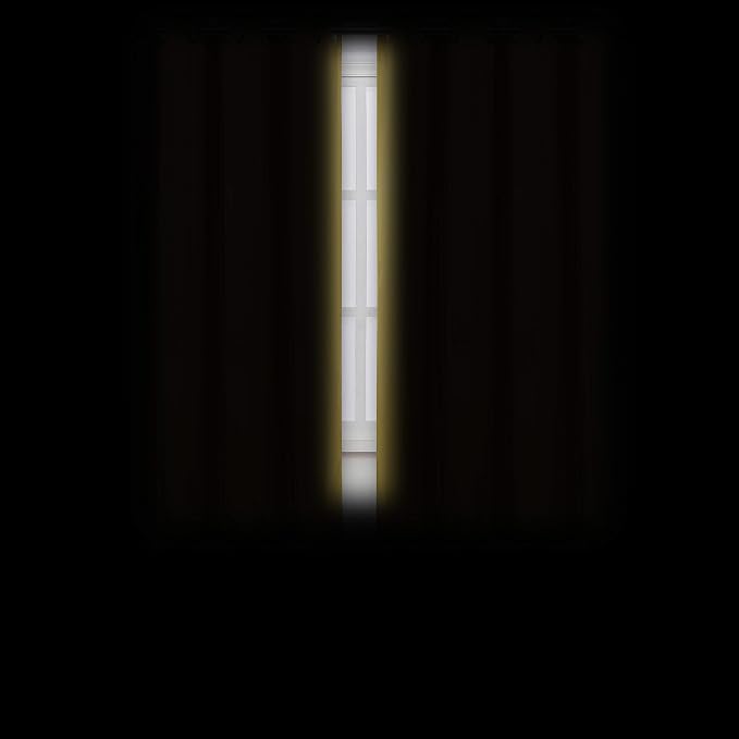 Yellow Thermal Blackout Curtains/38 x 54 Inch/Set of 2 Panels Room Darkening - Image 3