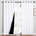 NICETOWN 100% Blackout Window Curtain Panels, Cold and Full Light Blocking by NICETOWN