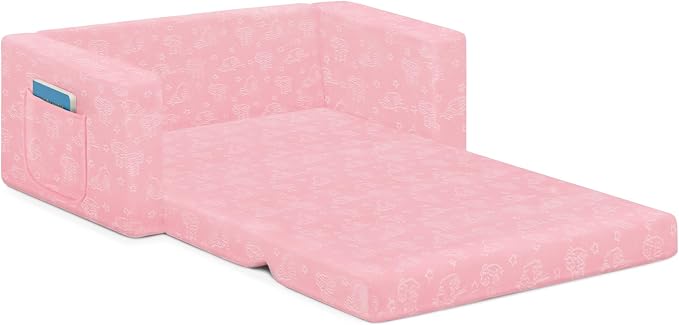 Delta Children - Serta Perfect Sleeper Kids 2-Seater Sofa, Convertible 2-in-1 - Image 8