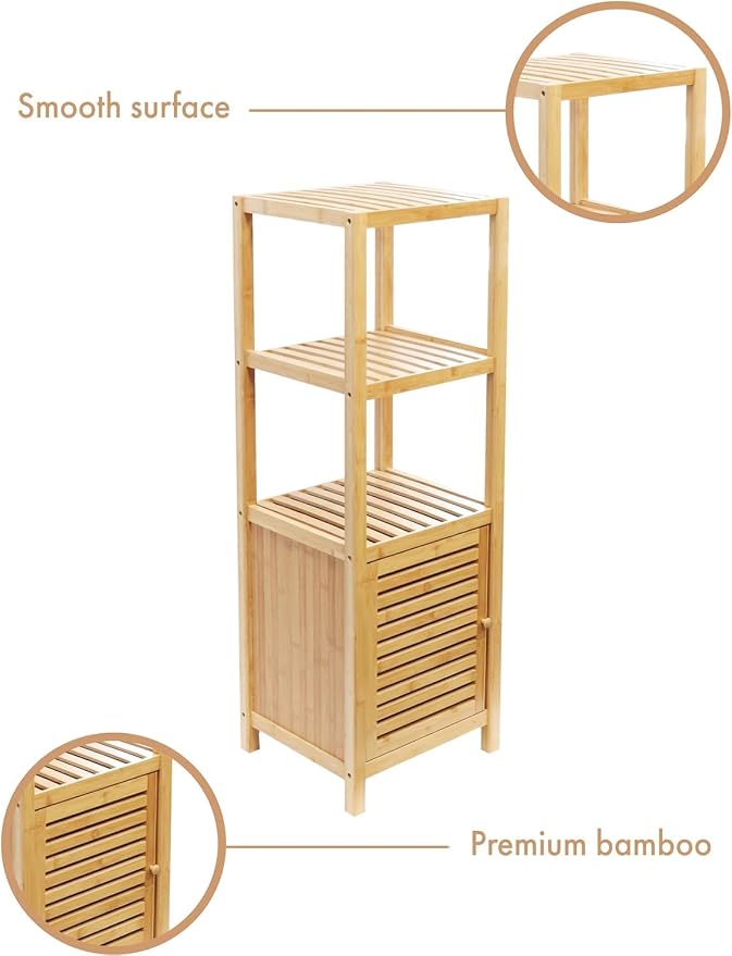 RoyalHouse Bamboo 3-Tier Floor Organizer - Image 7