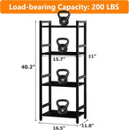 Book Shelf, 4 Tier Bookcase - Image 2