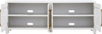 Henn&Hart Rectangular TV Stand for TV's up to 80" in White, TV Stands for the - Image 5