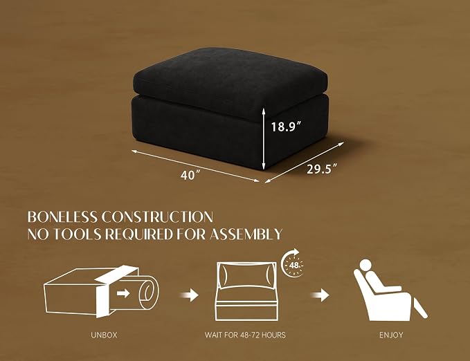 ohllob Ottoman for Cloud Sectional Couches Living Room - Image 2