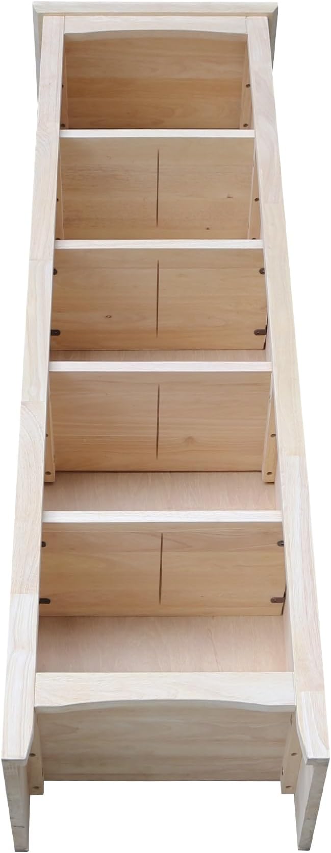 International Concepts Narrow Shaker Bookcase, 60-Inch High, Small Space - Image 8