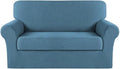 Turquoize Stretch Sofa Slipcover 2 Pieces Sofa Cover Couch Cover by Turquoize