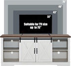 AMERLIFE 66" Farmhouse TV Stand - Image 6